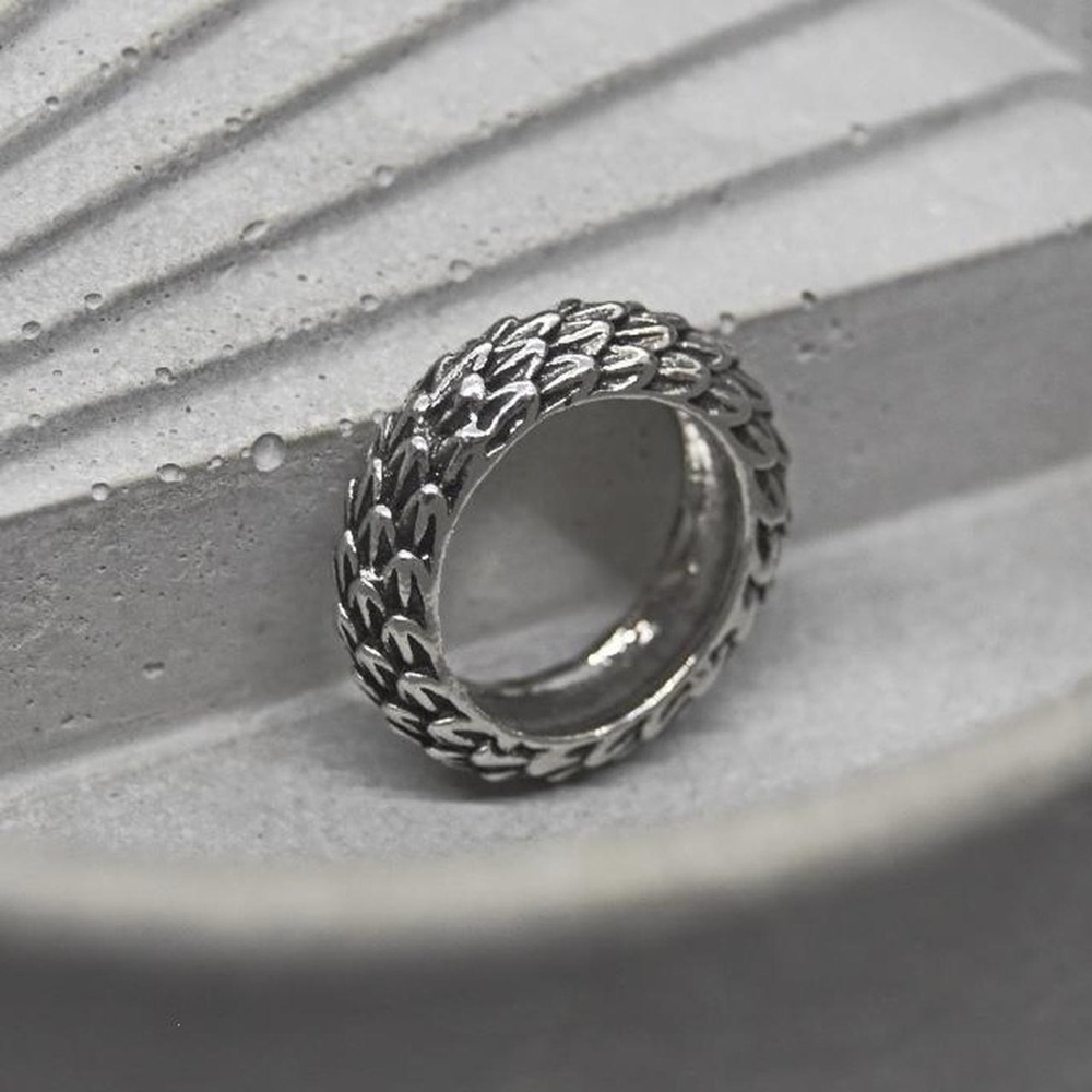 Textured Feather Infinity Ring - Picture 3 of 6